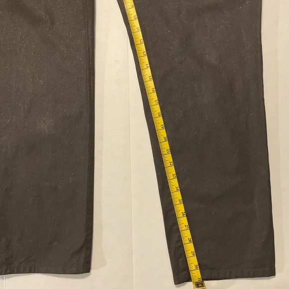 Lafayette 148 New York Shimmer Jeans Brown Straight Leg - Picture 3 of 12